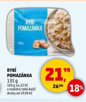 RYBÍ POMAZÁNKA, 135 g