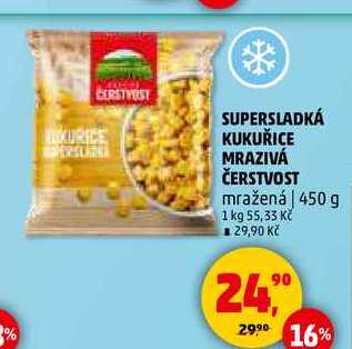 SUPERSLADKÁ KUKUŘICE MRAZIVÁ ČERSTVOST, 450 g