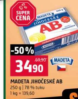 MADETA JIHOČESKÉ AB 250 g 78% tuku