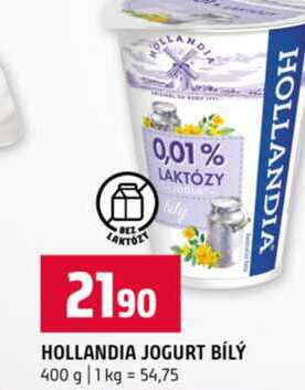 HOLLANDIA JOGURT BÍLÝ 400 g 