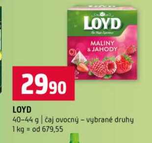 LOYD 40-44 g čaj ovocný vybrané druhy 
