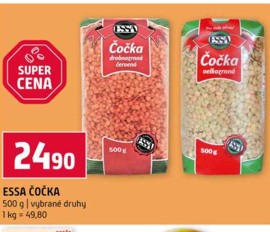 ESSA ČOČKA 500 g vybrané druhy
