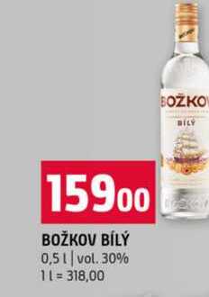 BOŽKOV BÍLÝ 0,5l vol. 30% 