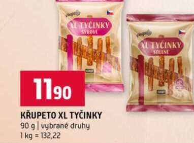 KŘUPETO XL TYČINKY 90 g vybrané druhy