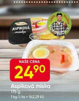 Aspiková miska 175 g