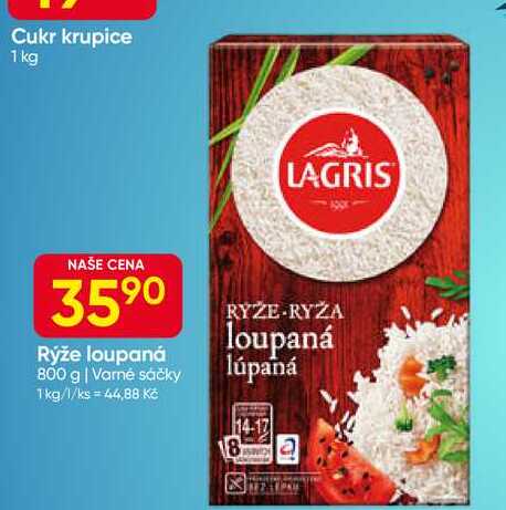 LAGRIS Rýže loupaná 800 g