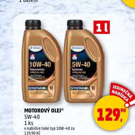 MOTOROVÝ OLEJ, 1 l