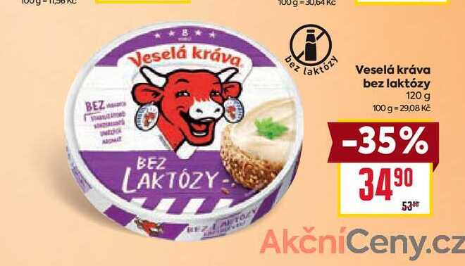 Veselá kráva bez laktózy 120 g 
