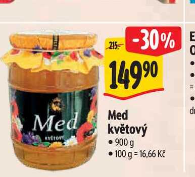   Med květový 900 g 