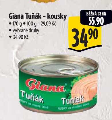 Giana Tuňák - kousky 170 g 