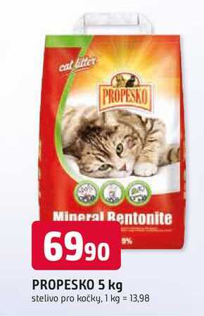 PROPESKO 5 kg stelivo pro kočky