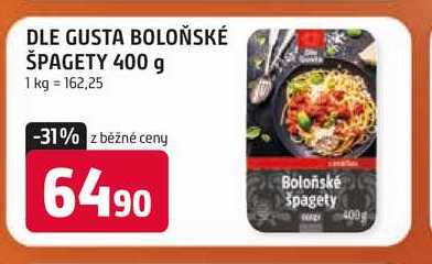 DLE GUSTA BOLOŇSKÉ ŠPAGETY 400 g