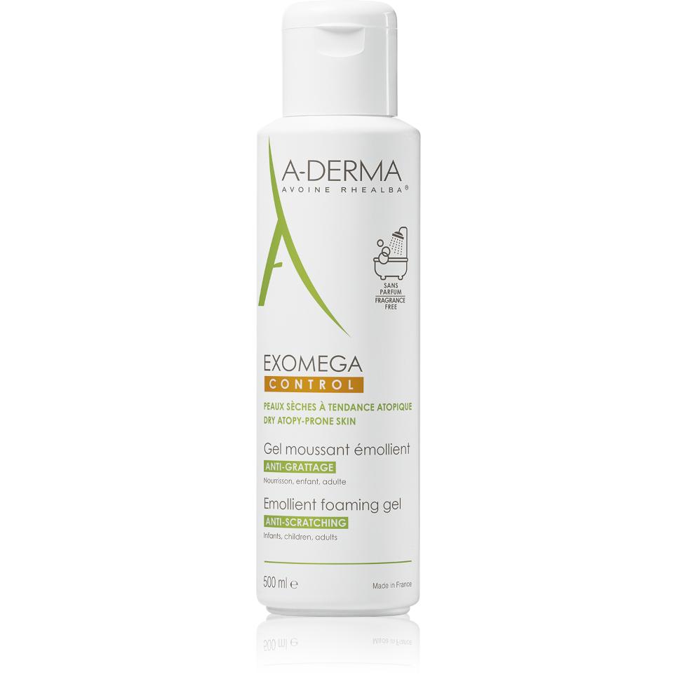 A-derma Exomega Control Zvláč.pěnivý Gel 500ml