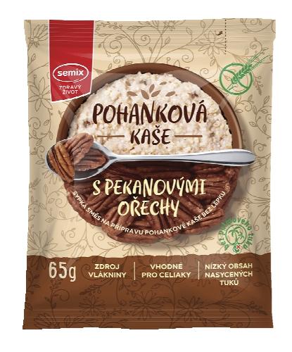 Semix Pohanková kaše s pekanovými ořechy, 75 g