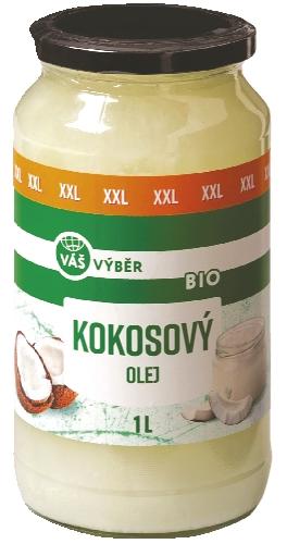 VÁŠ VÝBĚR BIO Kokosový olej XXL, 1 l
