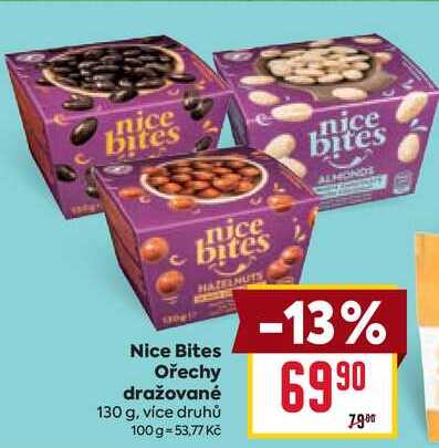 Nice Bites Ořechy dražované 130 g
