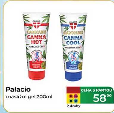 Palacio masážní gel 200ml  