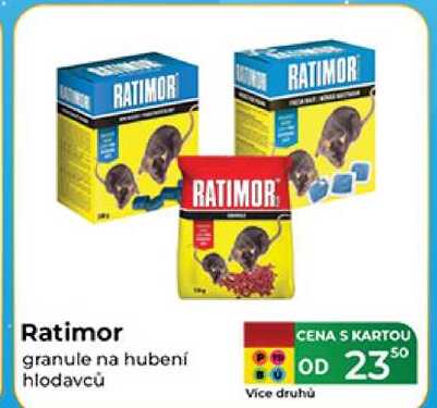 Ratimor granule na hubení hlodavců 