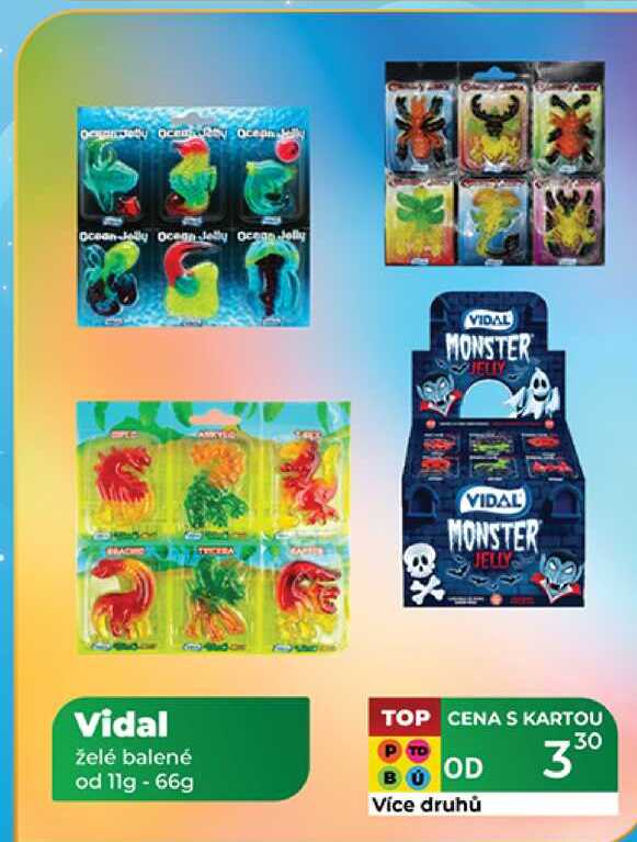 Vidal želé balené od 11g - 66g