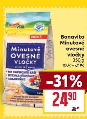 Bonavita Minutové Minutové ovesné vločky 350 g 