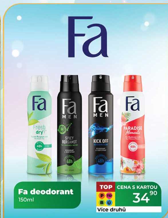 Fa deodorant 150ml  