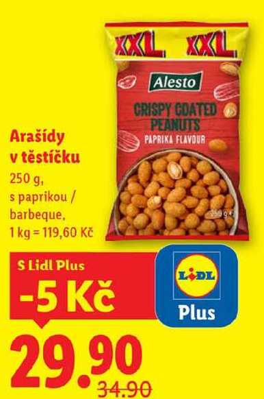 Arašídy v těstíčku, 250 g