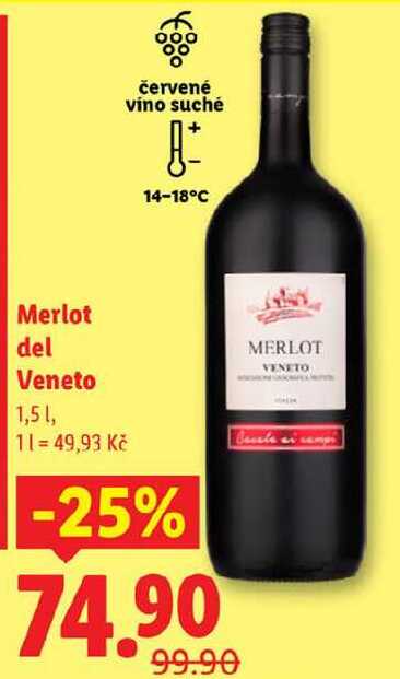 Merlot del Veneto, 1,5 l