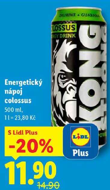 Energetický nápoj colossus, 500 ml