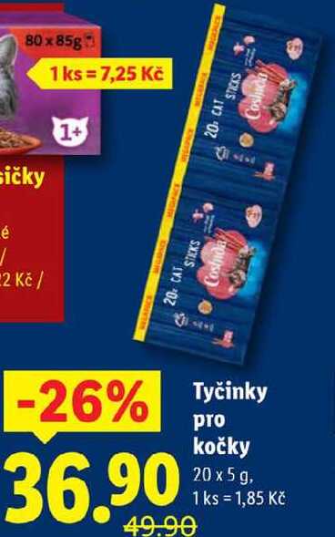 Tyčinky pro kočky, 20x 5 g