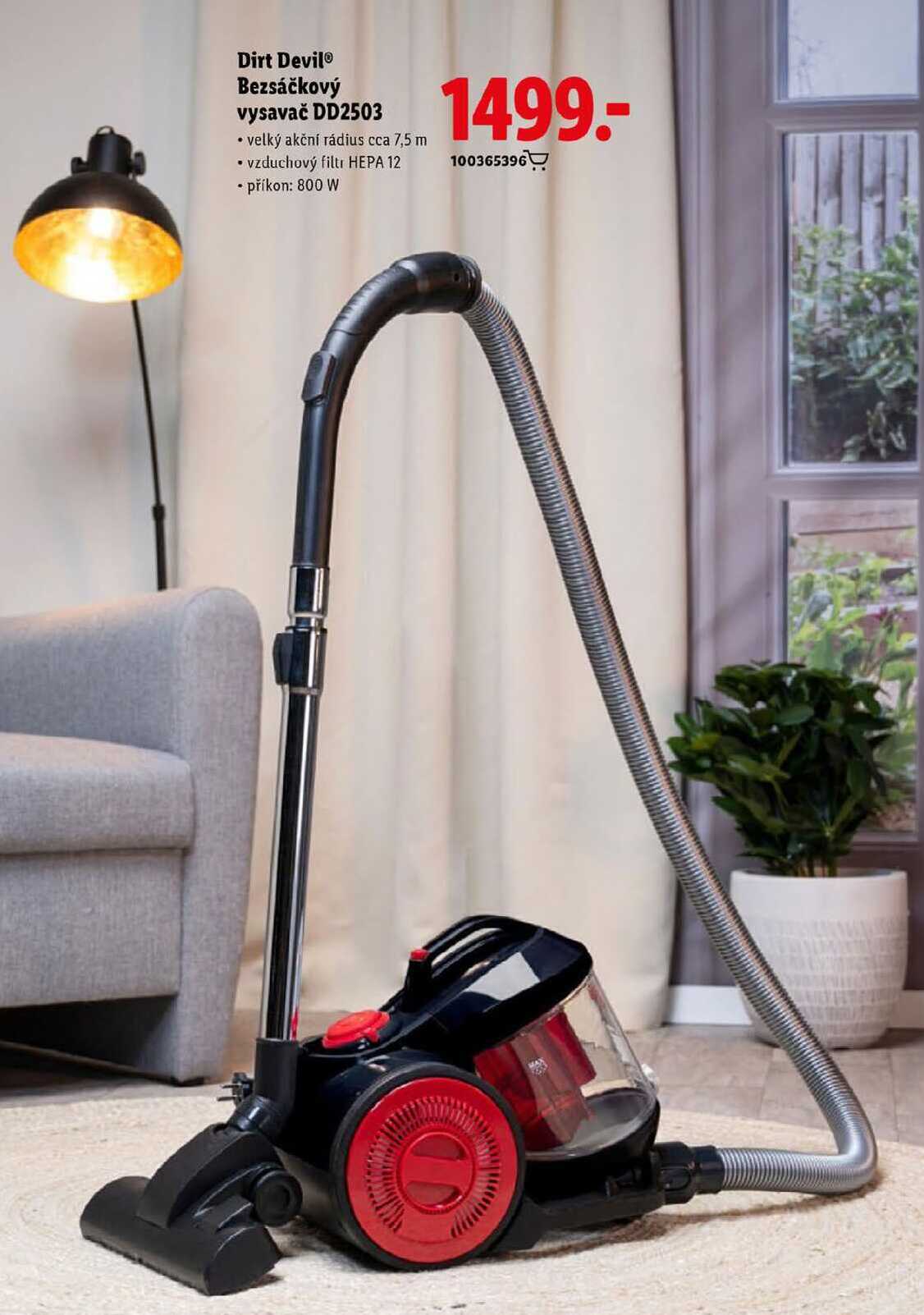 Dirt Devil Bezsáčkový vysavač DD2503