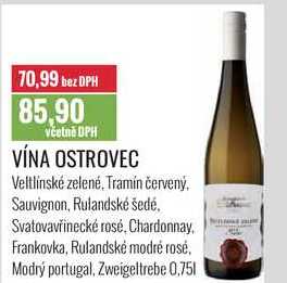 VÍNA OSTROVEC 0,75l