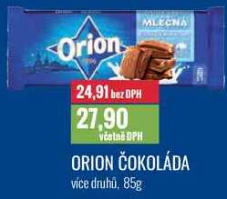 ORION ČOKOLÁDA 85g 