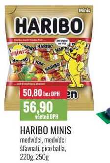 HARIBO MINIS 220g, 250g 