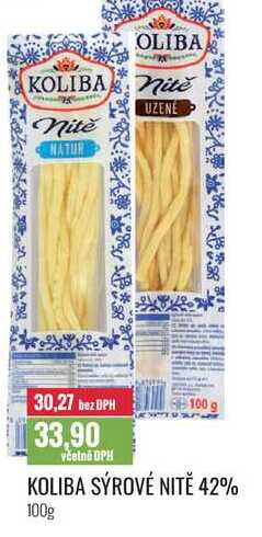 KOLIBA SÝROVÉ NITĚ 42% 100g 