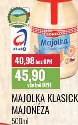MAJOLKA KLASICKÁ MAJONÉZA 500ml 