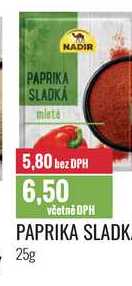 PAPRIKA SLADKÁ 25g 