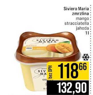 Siviero Maria zmrzlina mango stracciatella jahoda l