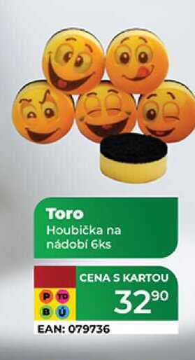 Toro Houbička na nádobí 6ks 