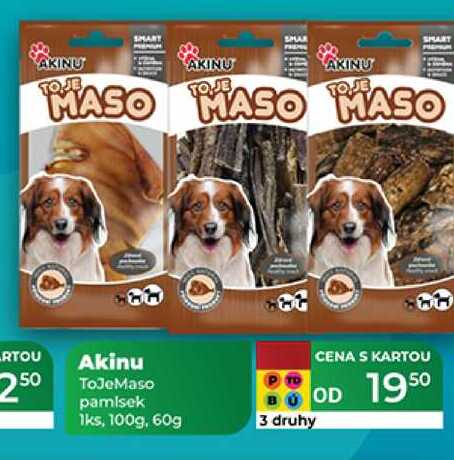 Akinu ToJeMaso pamlsek 1ks, 100g, 60g