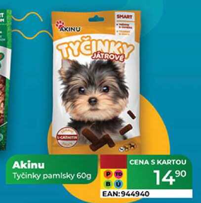 Akinu Tyčinky pamlsky 60g