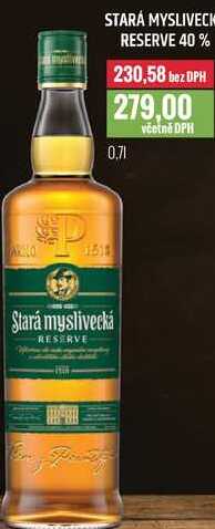 STARÁ MYSLIVECKÁ RESERVE 40% 0,7l