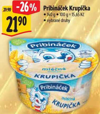 Pribináček Krupička, 140 g