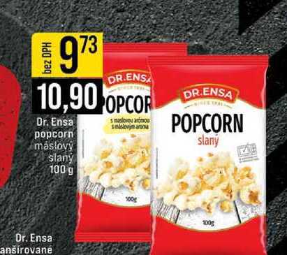 Dr. Ensa popcorn máslový slany 100 g