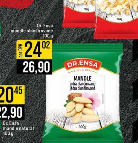 Dr. Ensa mandle natural 100 g