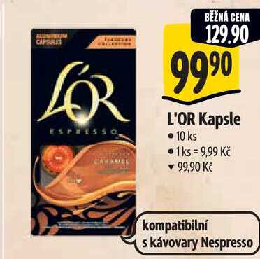 L'OR Kapsle, 10 ks 