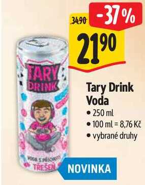 Tary Drink Voda, 250 ml 