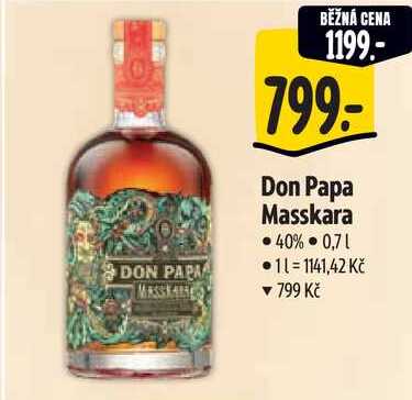 Don Papa Masskara, 0,7 l