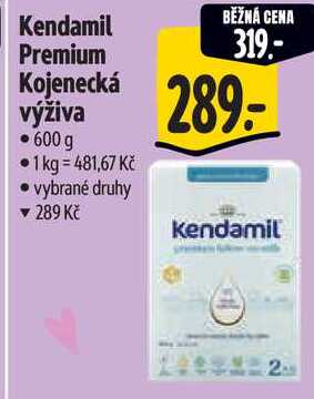 Kendamil Premium Kojenecká výživa, 600 g