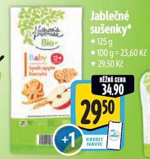 Jablečné sušenky, 125 g