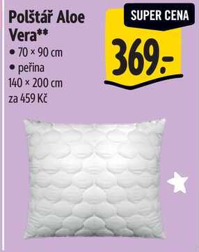 Polštář Aloe Vera**